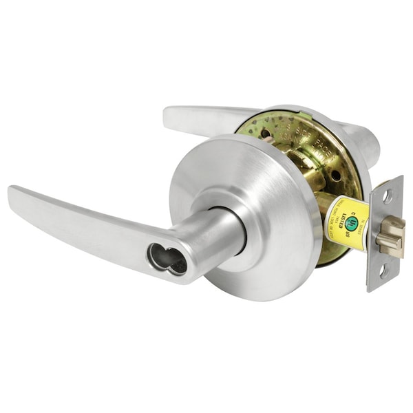 Best Grade 2 Entry Cylindrical Lock, 16 Lever, SFIC Less Core, Satin Chrome Finish, Non-handed 7KC27AB16DS3626 - main